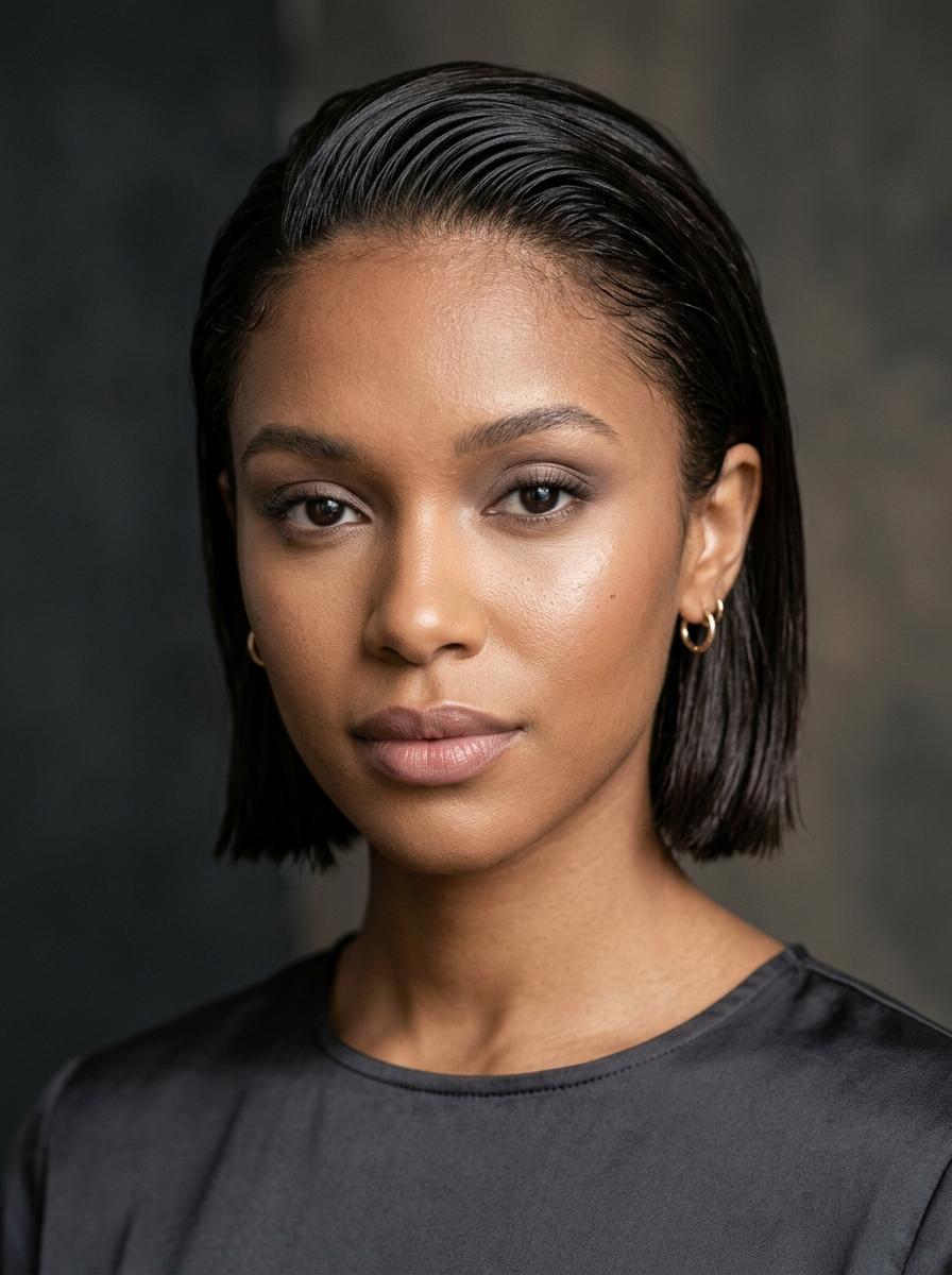 Wet-Look für kurze Haare - edle Frisur für kurze Haare